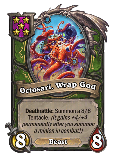 Octosari, Wrap God Hearthstone kártya