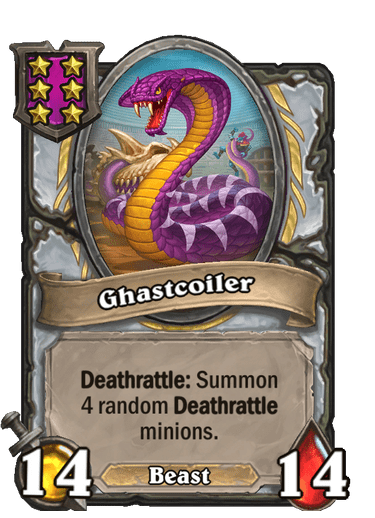Ghastcoiler Hearthstone kártya