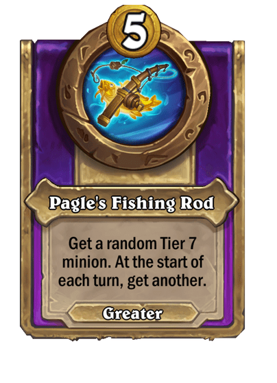 Pagle's Fishing Rod Hearthstone kártya