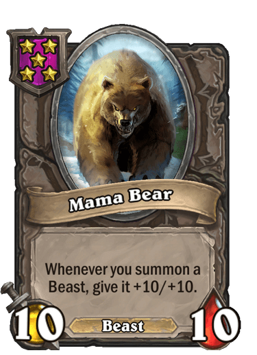 Mama Bear Hearthstone kártya