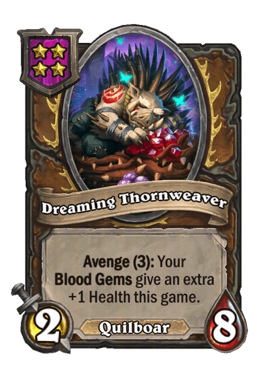 Dreaming Thornweaver Hearthstone kártya