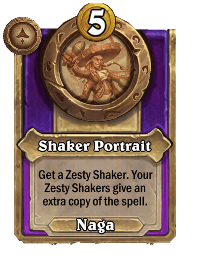 Shaker Portrait Hearthstone kártya