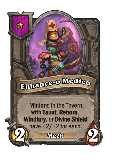 Enhance-o Medico Hearthstone kártya