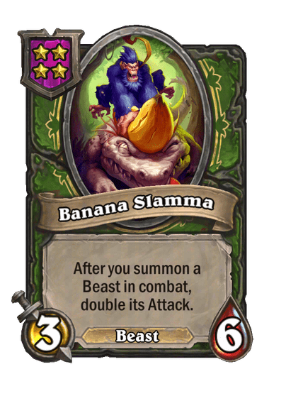 Banana Slamma Hearthstone kártya