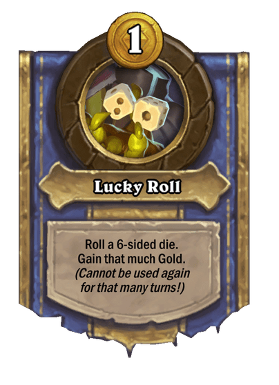 Lucky Roll Hearthstone kártya