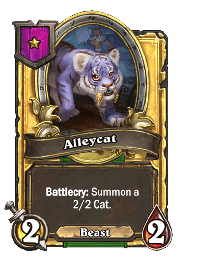 Alleycat Hearthstone kártya