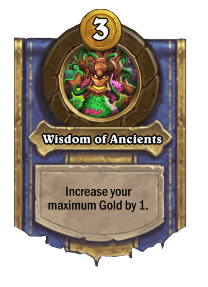 Wisdom of Ancients Hearthstone kártya