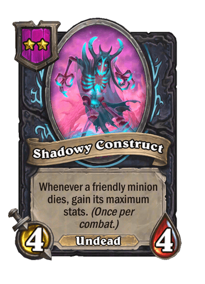 Shadowy Construct Hearthstone kártya