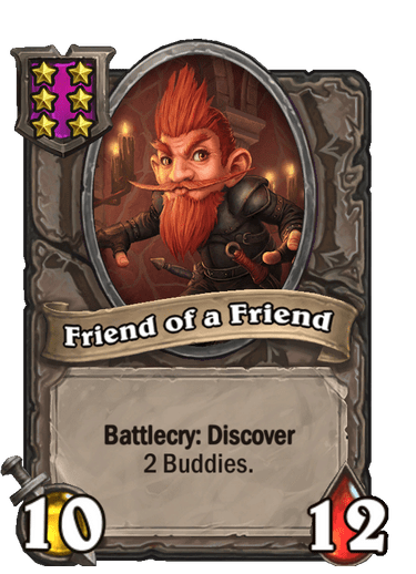 Friend of a Friend Hearthstone kártya
