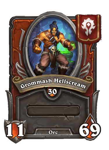 Grommash Hellscream Hearthstone kártya