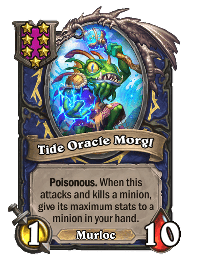 Tide Oracle Morgl Hearthstone kártya