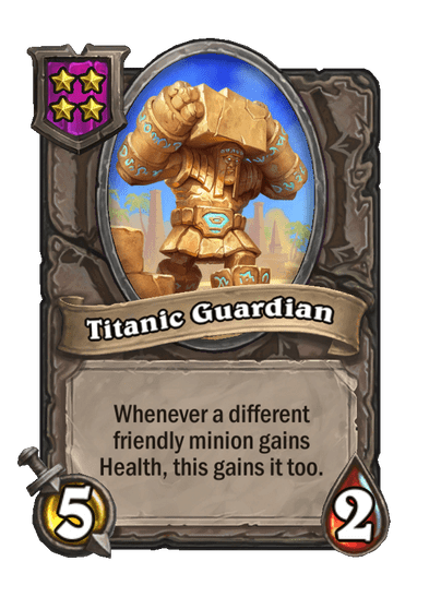 Titanic Guardian Hearthstone kártya