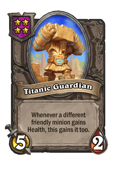 Titanic Guardian Hearthstone kártya