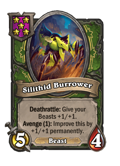 Silithid Burrower Hearthstone kártya