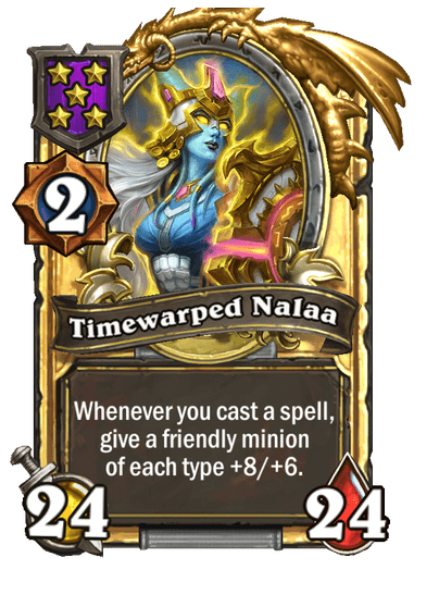 Timewarped Nalaa Hearthstone kártya