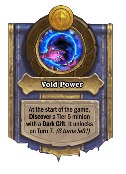 Void Power Hearthstone kártya