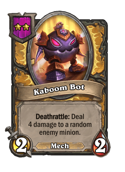Kaboom Bot Hearthstone kártya