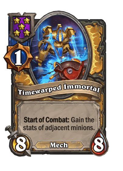 Timewarped Immortal Hearthstone kártya