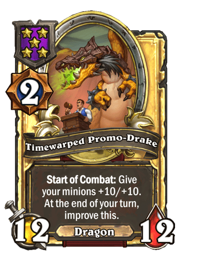 Timewarped Promo-Drake Hearthstone kártya