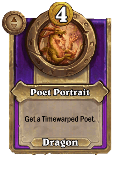 Poet Portrait Hearthstone kártya