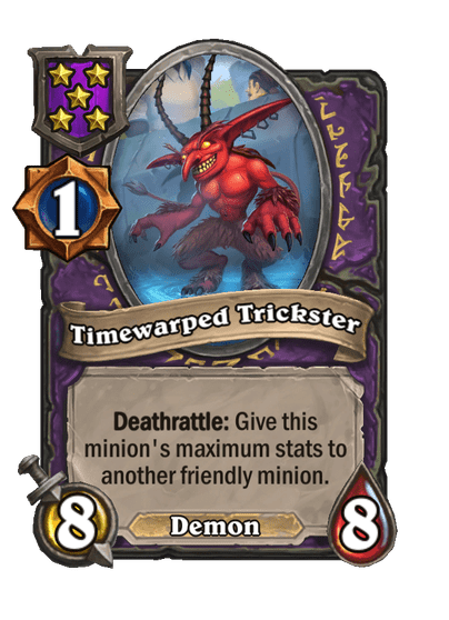 Timewarped Trickster Hearthstone kártya