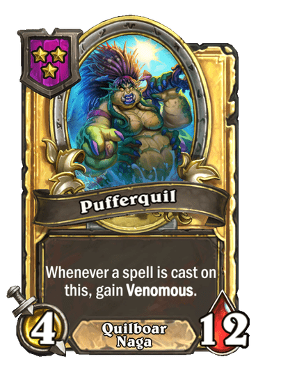Pufferquil Hearthstone kártya