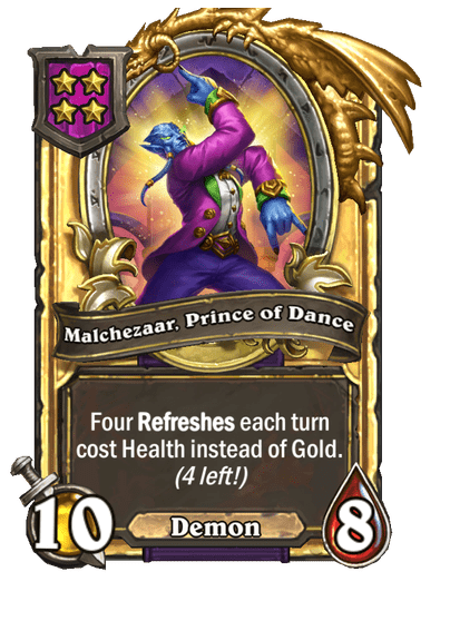 Malchezaar, Prince of Dance Hearthstone kártya
