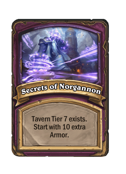 Secrets of Norgannon Hearthstone kártya
