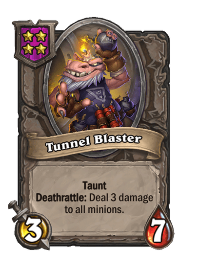 Tunnel Blaster Hearthstone kártya
