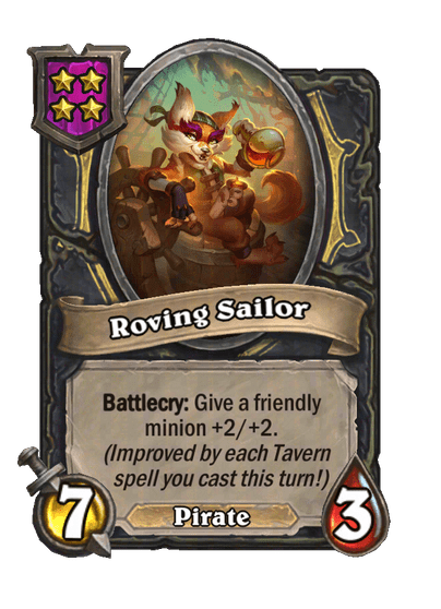 Roving Sailor Hearthstone kártya
