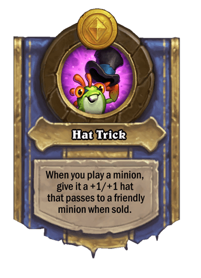 Hat Trick Hearthstone kártya