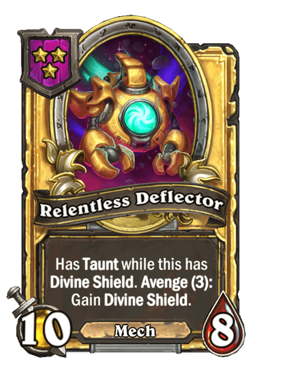 Relentless Deflector Hearthstone kártya