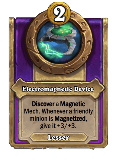 Electromagnetic Device Hearthstone kártya