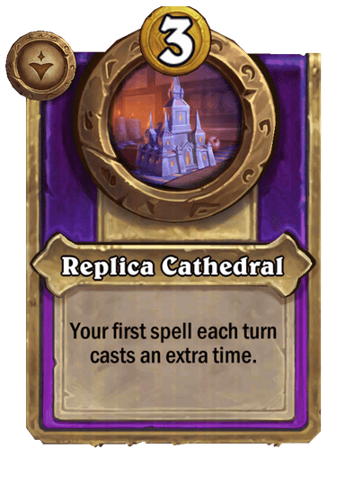 Replica Cathedral Hearthstone kártya