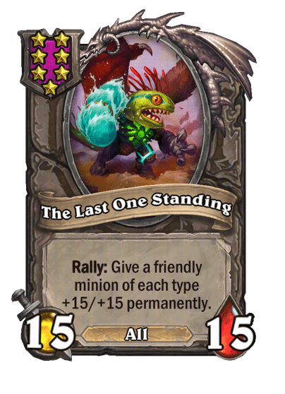 The Last One Standing Hearthstone kártya
