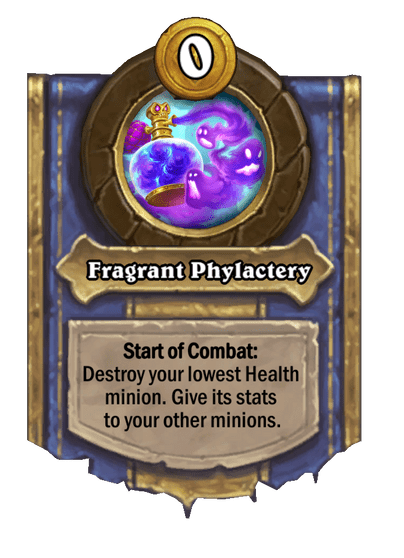 Fragrant Phylactery Hearthstone kártya