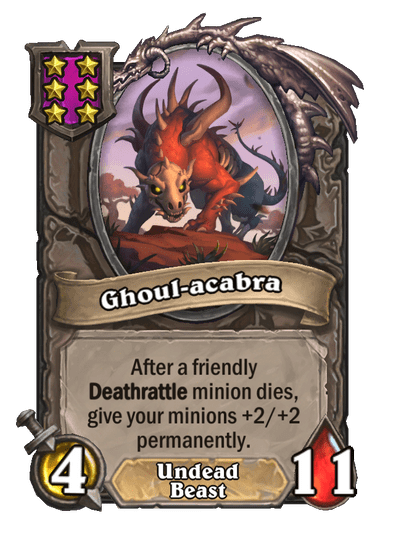 Ghoul-acabra Hearthstone kártya