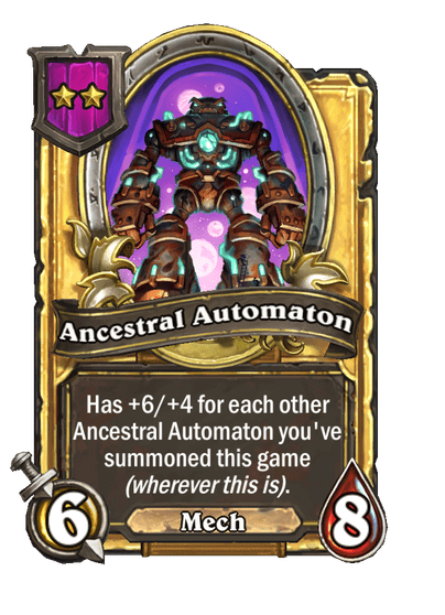 Ancestral Automaton Hearthstone kártya
