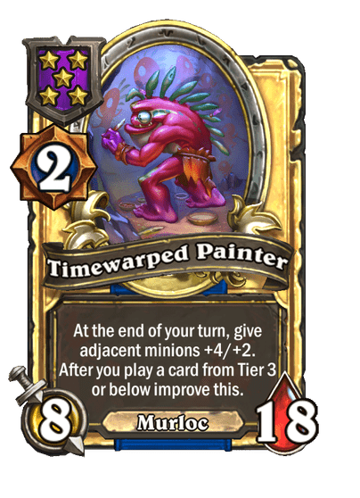 Timewarped Painter Hearthstone kártya