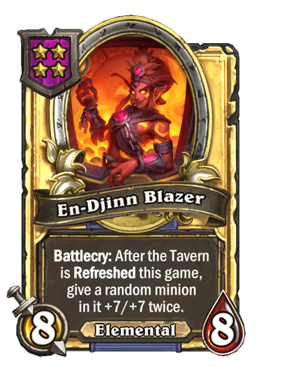En-Djinn Blazer Hearthstone kártya