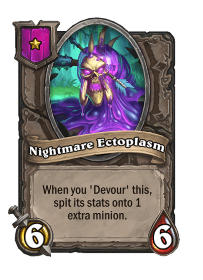Nightmare Ectoplasm Hearthstone kártya