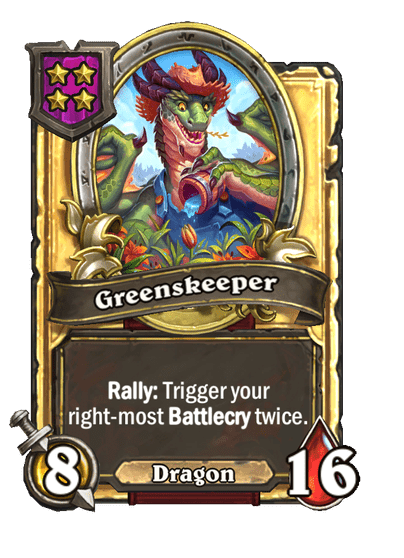Greenskeeper Hearthstone kártya