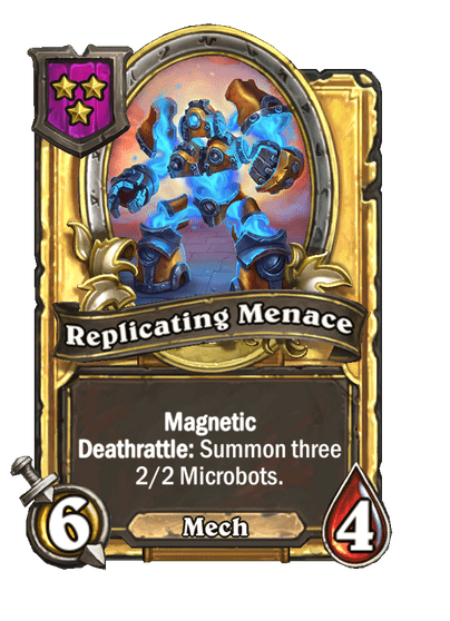 Replicating Menace Hearthstone kártya