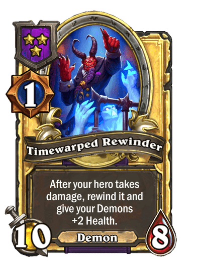 Timewarped Rewinder Hearthstone kártya