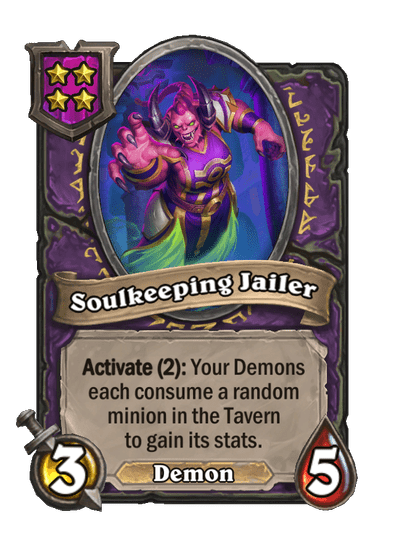 Soulkeeping Jailer Hearthstone kártya