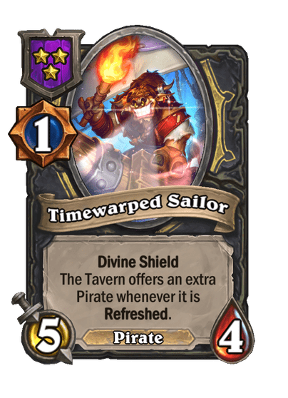 Timewarped Sailor Hearthstone kártya
