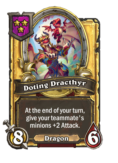 Doting Dracthyr Hearthstone kártya