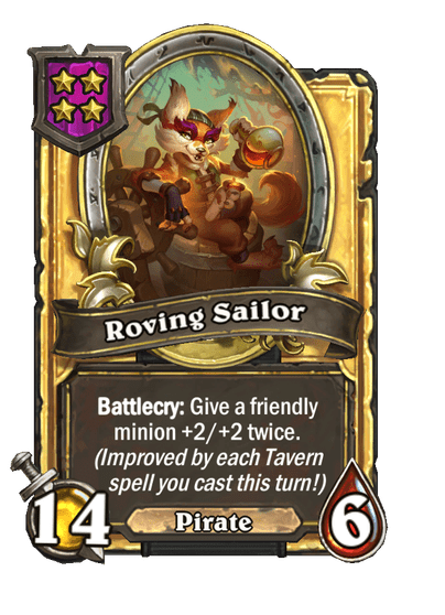 Roving Sailor Hearthstone kártya