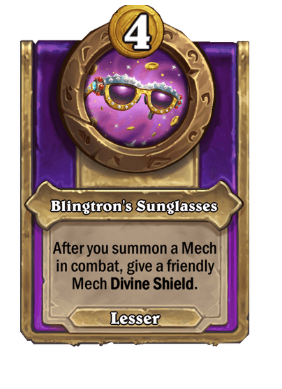 Blingtron's Sunglasses