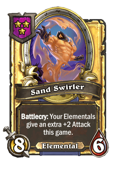 Sand Swirler Hearthstone kártya